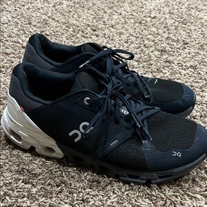 Men's On Running black white Cloudflyer 4 running shoes sz 11